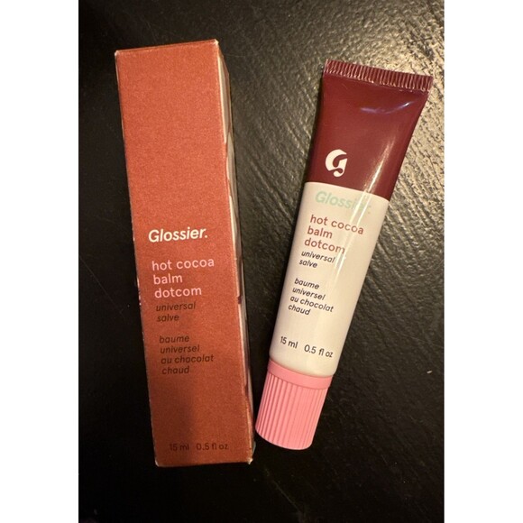 Glossier Other - Limited Edition GLOSSIER Hot Cocoa Balm Dotcom BDC 0.5 fl oz/15ml BNIB